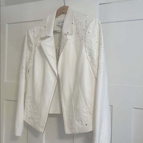 Joseph Ribkoff Off-White Textured Jacket - Picture 3 of 11